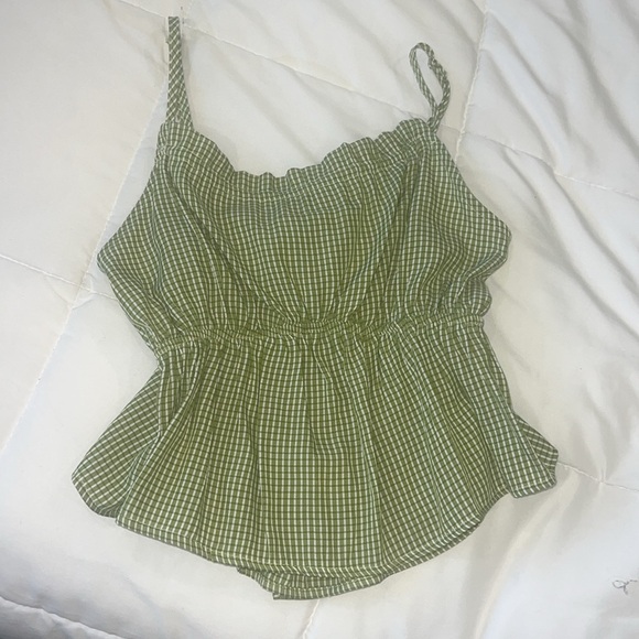 Pacsun LA Hearts plaid bow open back tank - Picture 4 of 6